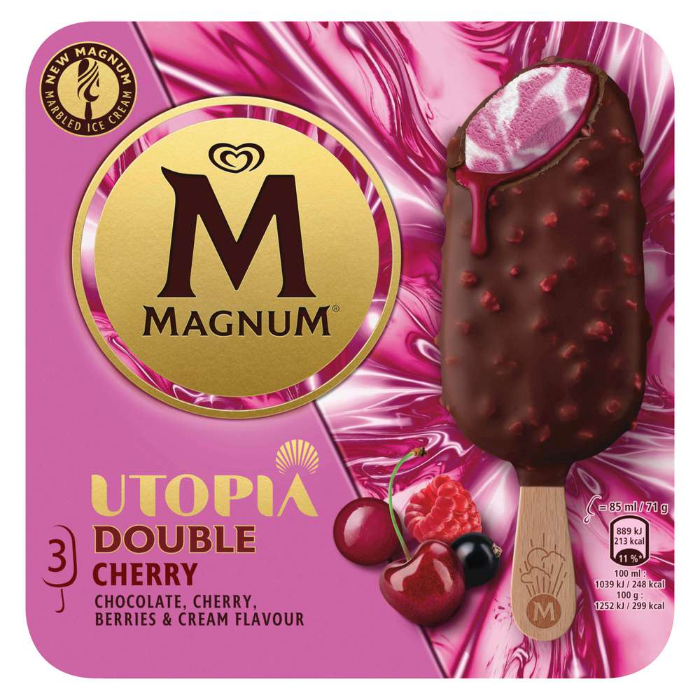 Produktabbildung Magnum Stiel-Eis, Double Cherry