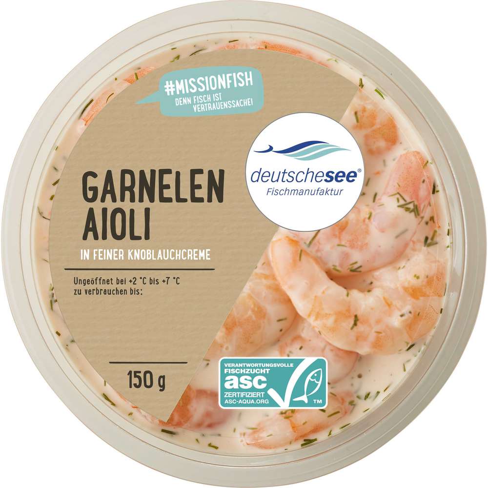 Produktabbildung Deutsche See Riesengarnelen Aioli