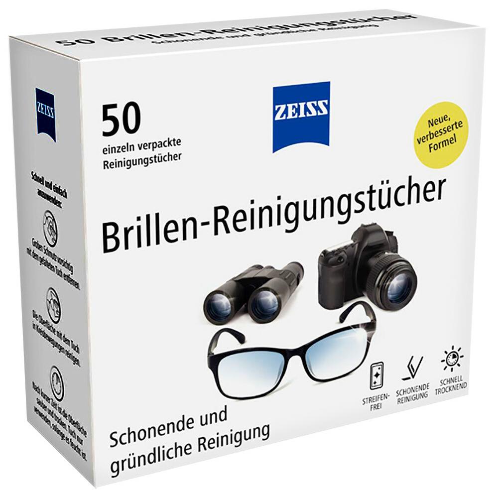Produktabbildung keine Marke Zeiss Brillen-Reinigungstücher, 50 Stück