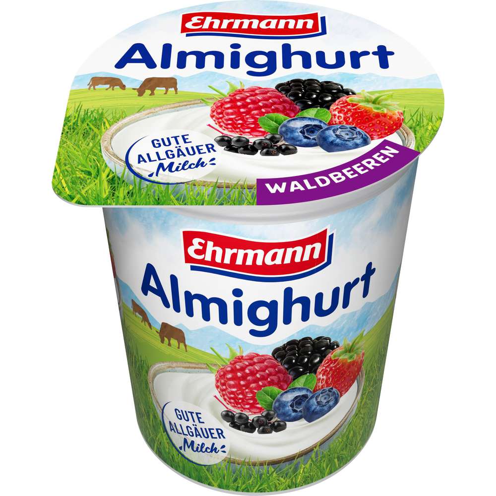 Produktabbildung Ehrmann Fruchtjoghurt Almighurt , Waldbeeren
