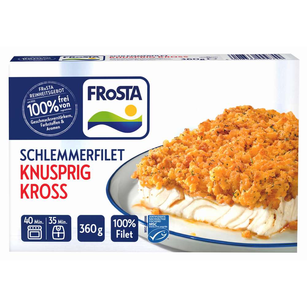 Produktabbildung Frosta MSC Schlemmer-Filet à la Bordelaise Knusper, tiefgekühlt  