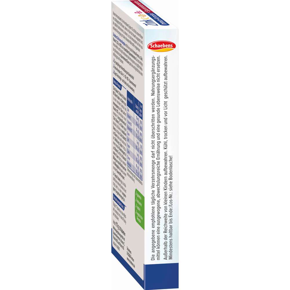 Produktabbildung Schaebens Immun-Kur, Zink + Spurenelemente, Mini-Tabletten
