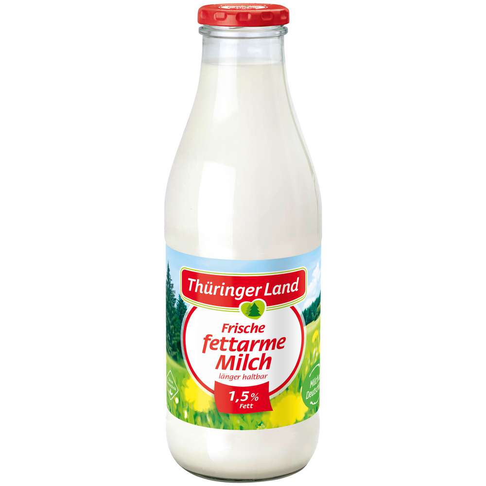 Produktabbildung Thüringer Land Frischmilch 1,5% Fett 