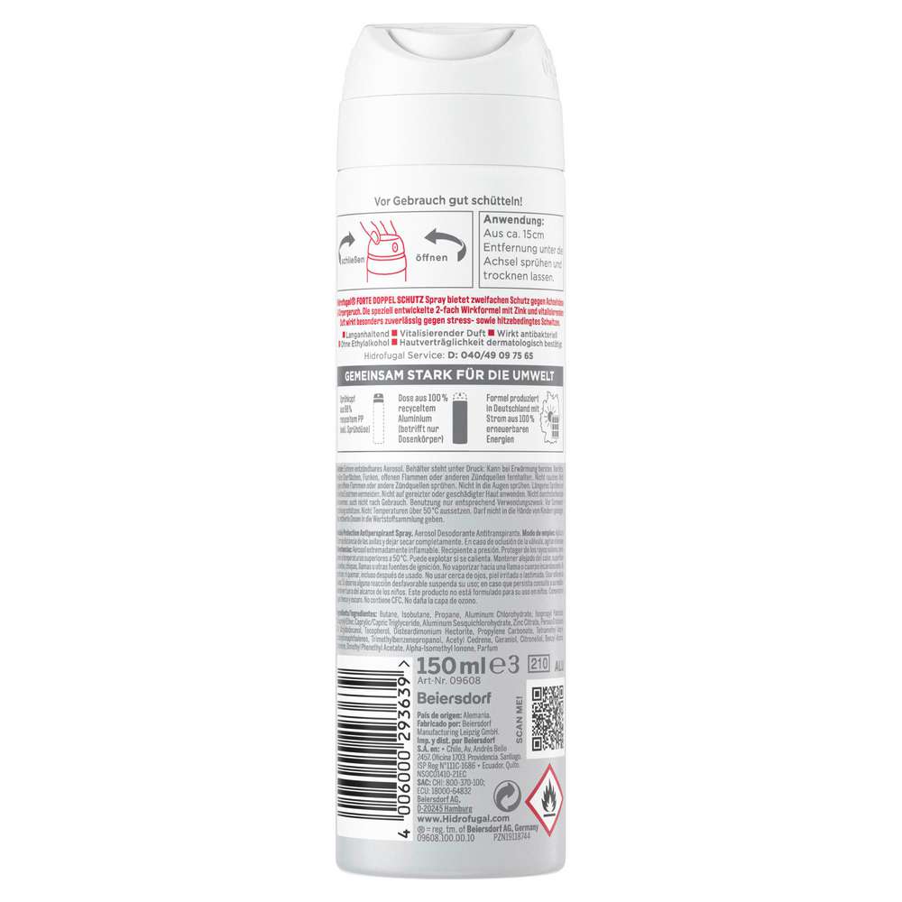 Produktabbildung Hidrofugal Deo Spray, Doppelschutz