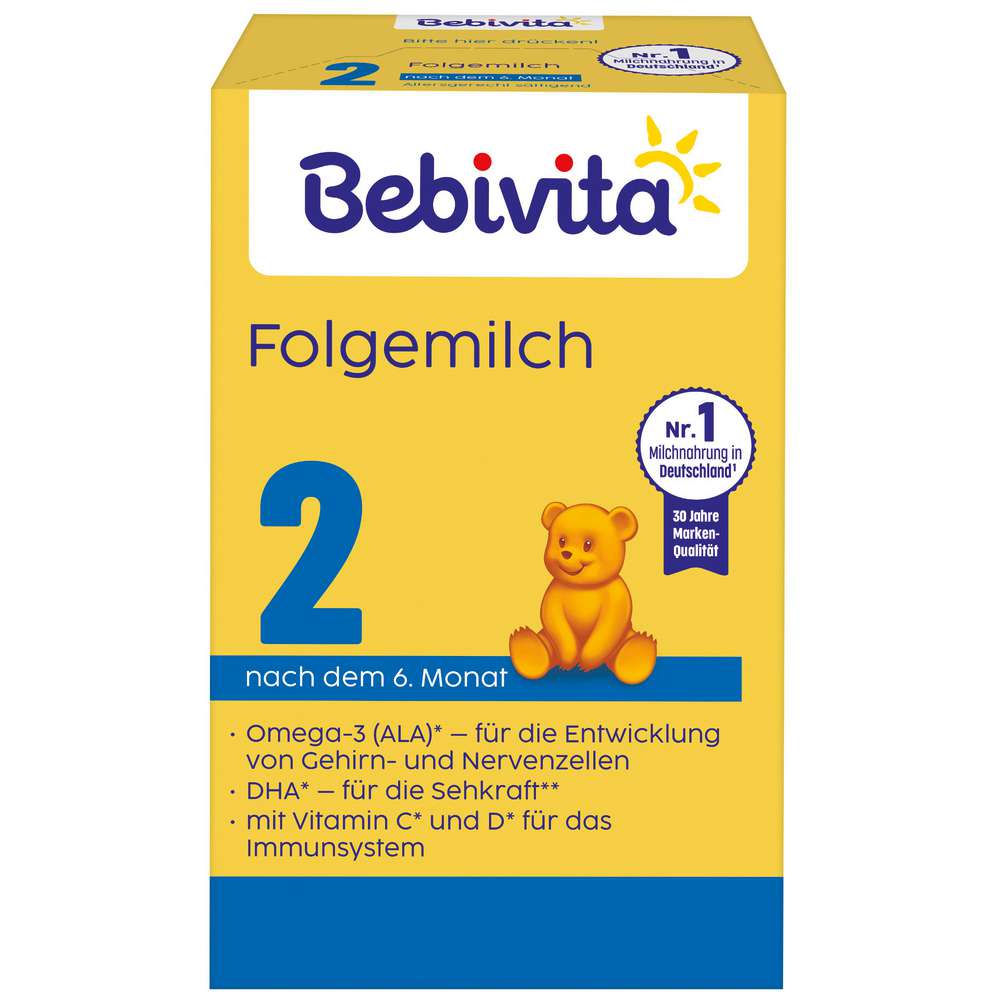 Produktabbildung Bebivita Folgemilch, 2