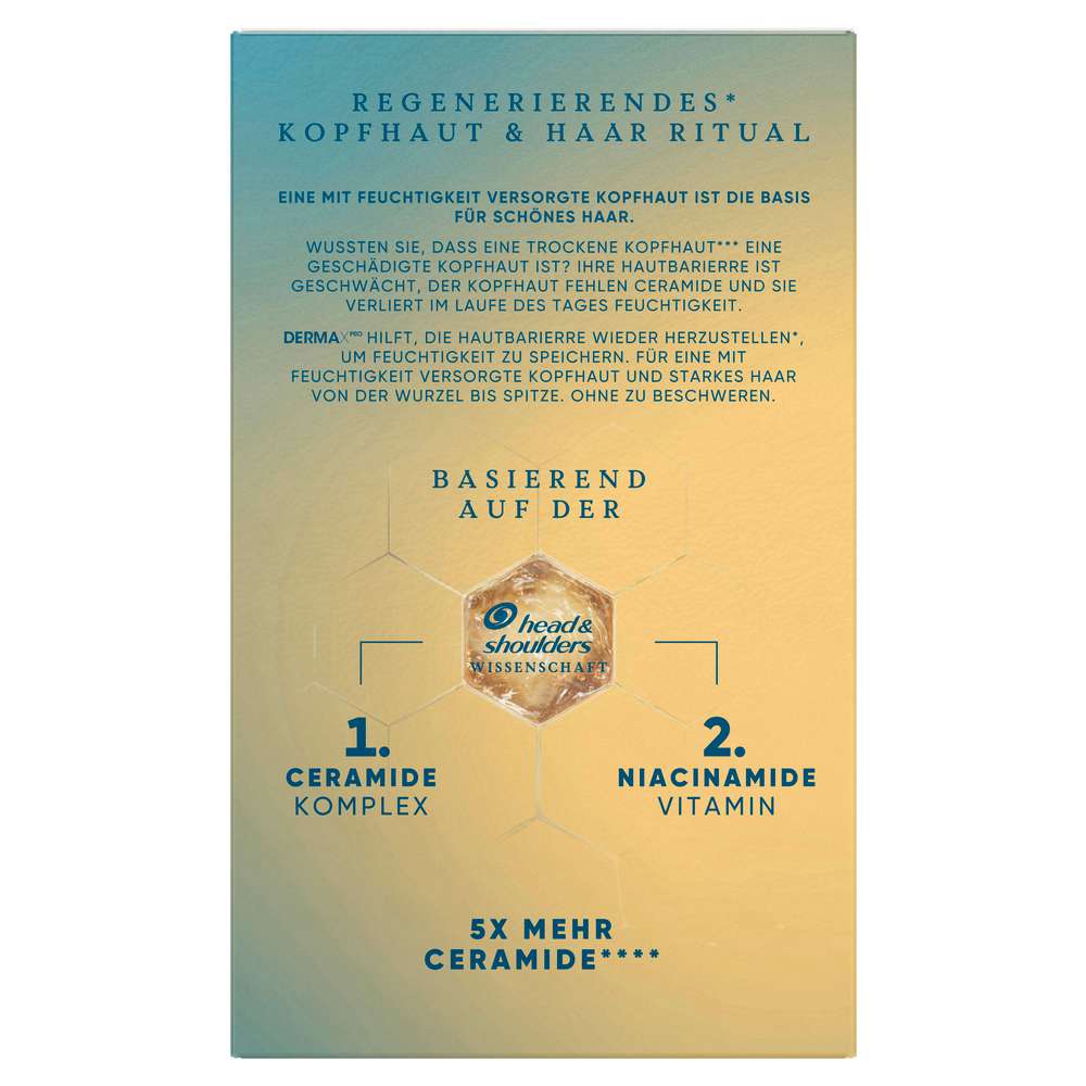 Produktabbildung Head & Shoulders Derma X Pro Haarmaske, Feuchtigkeitsritual