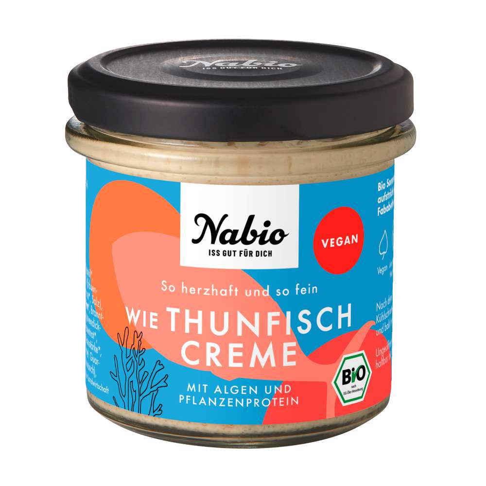 Produktabbildung Nabio Bio Brotaufstrich wie Thunfischcreme, Algen und Pflanzenproteine