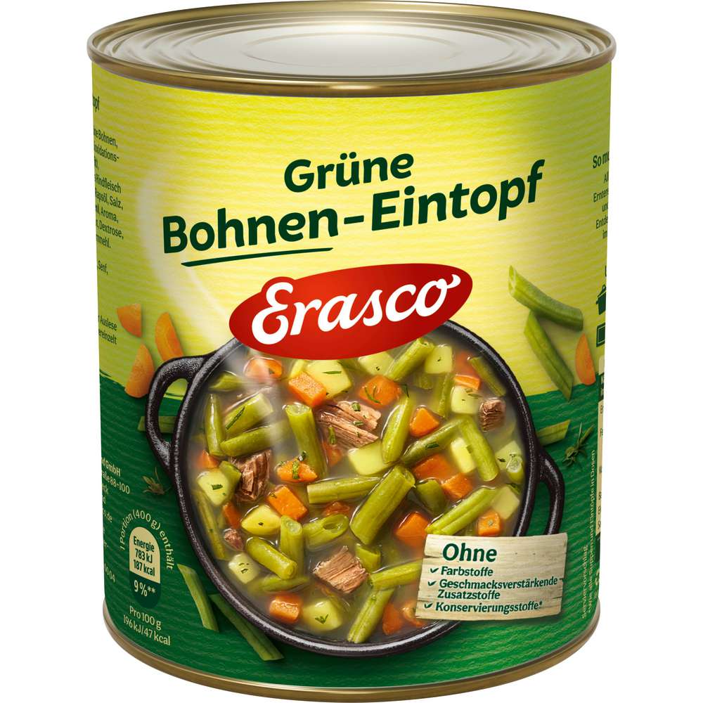 Produktabbildung Erasco Grüne Bohnen-Eintopf