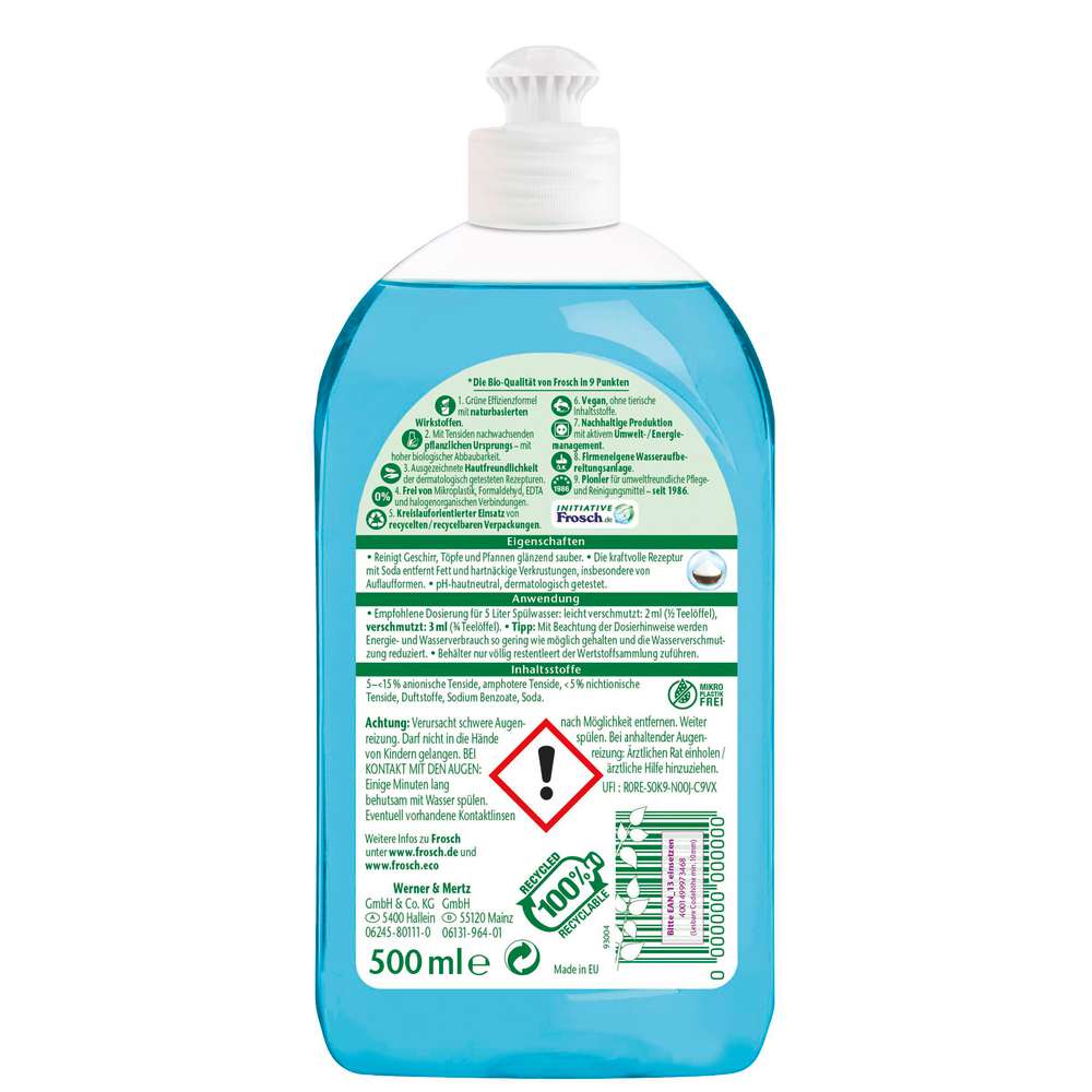 Produktabbildung Frosch Spülmittel Aktiv-Soda