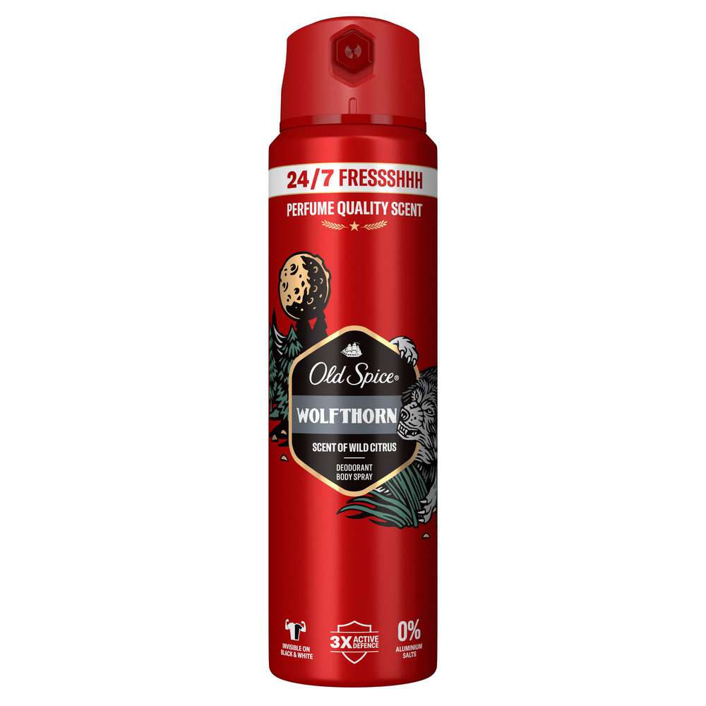 Produktabbildung Old Spice Deo Spray, Wolfthorn