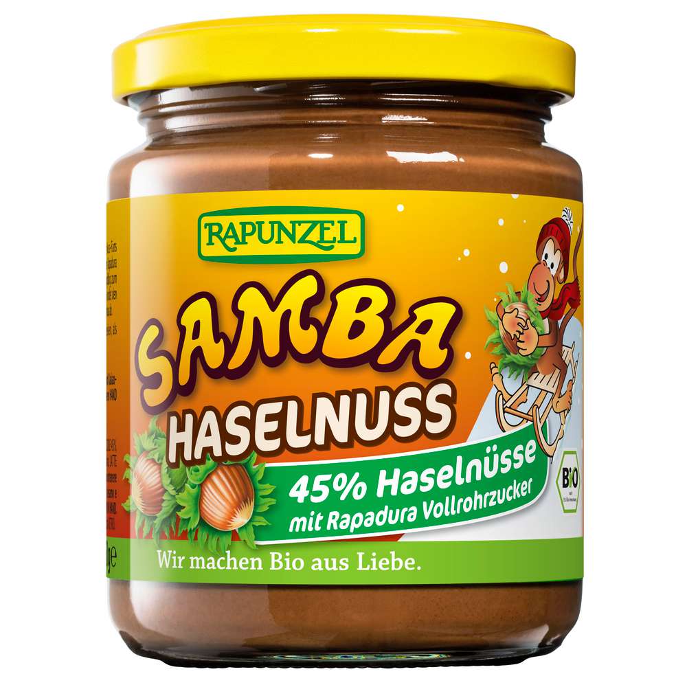 Produktabbildung Rapunzel Brotaufstrich Samba Haselnuss