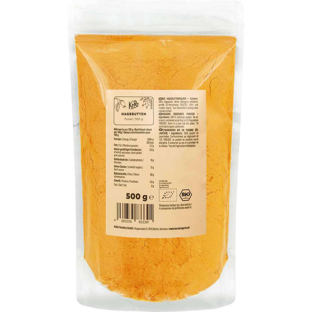 Produktabbildung KoRo Bio Hagebutten Pulver
