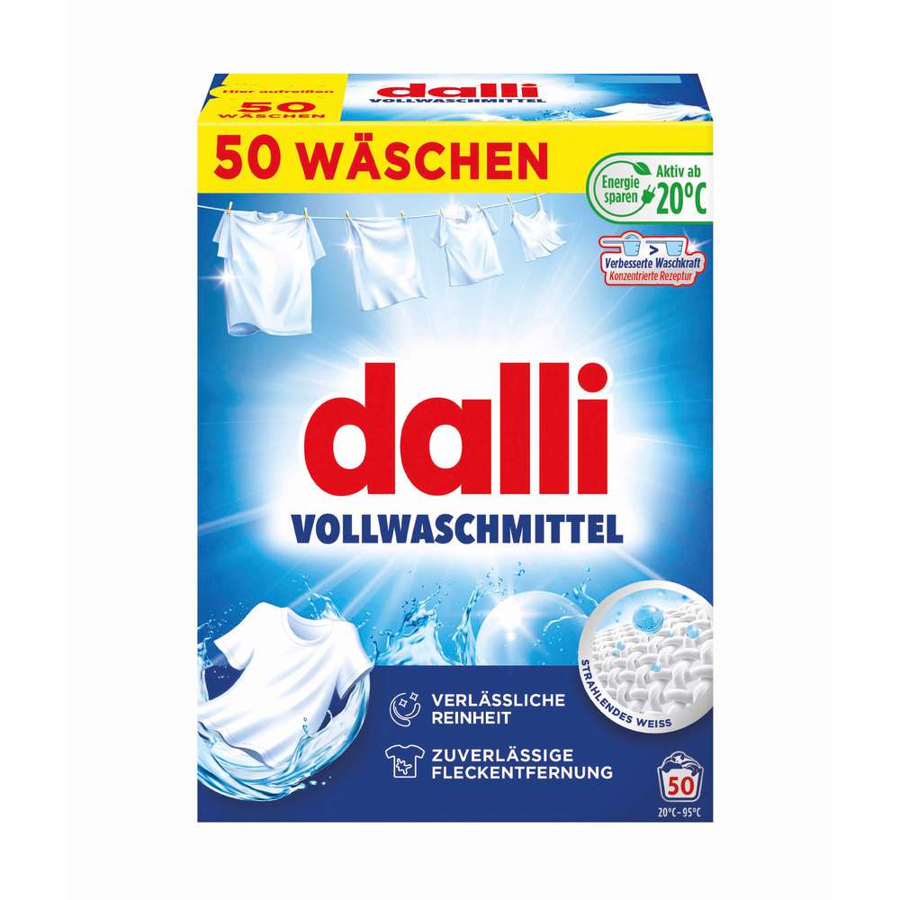 Produktabbildung Dalli Voll-Waschmittel Pulver, Aktiv