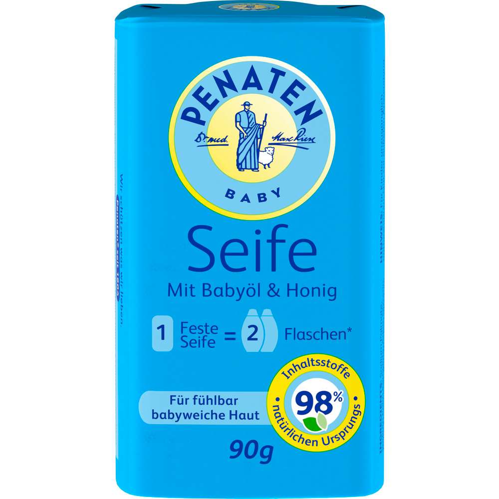 Produktabbildung Penaten Seife mit Babyöl und Honig