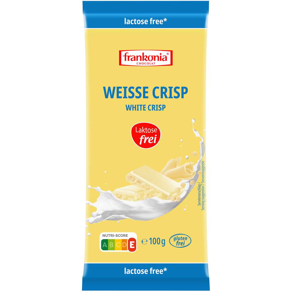 Produktabbildung FRANKONIA Tafelschokolade, Weiße Crisp