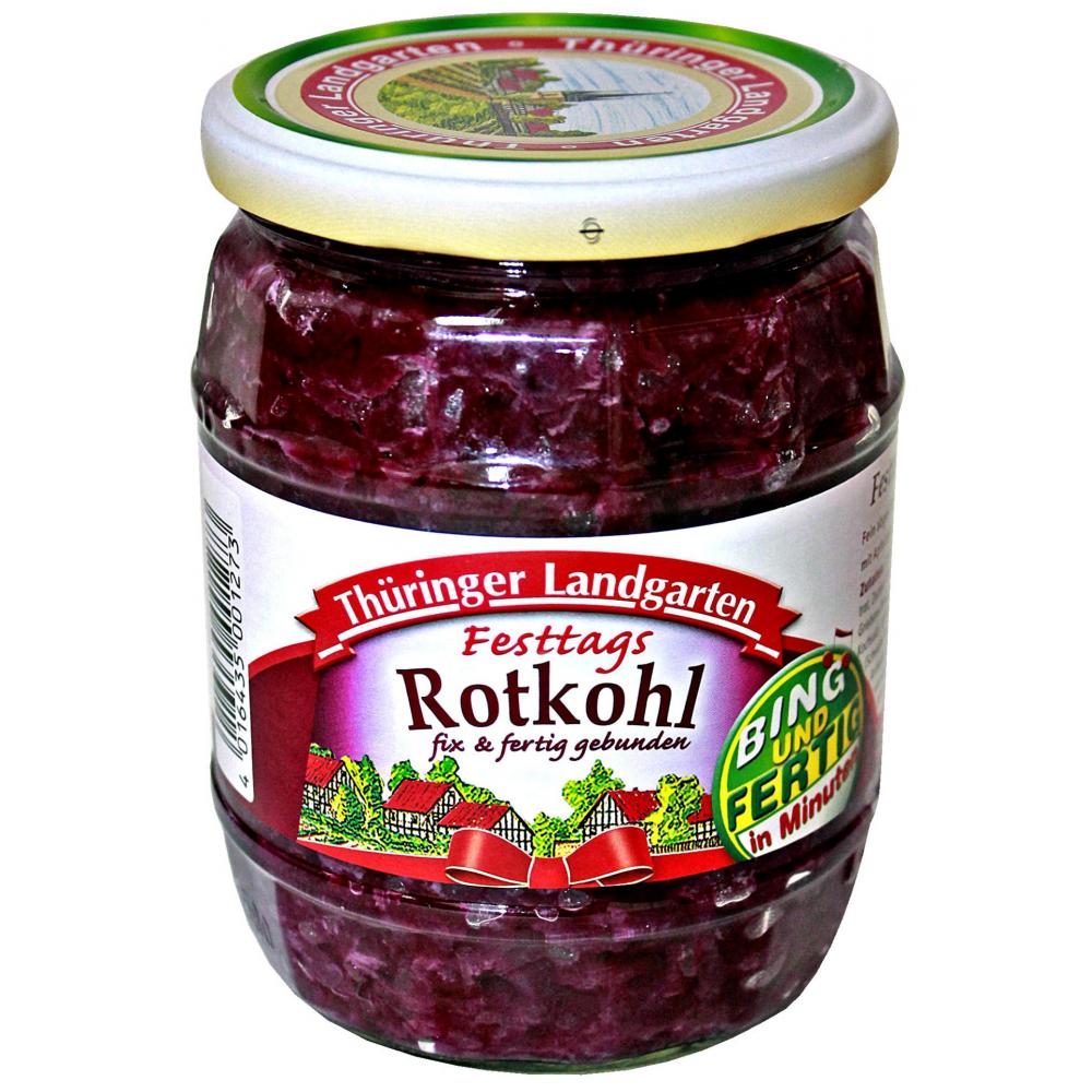 Produktabbildung keine Marke Thüringer Landgarten Festtagsrotkohl, 580 ml