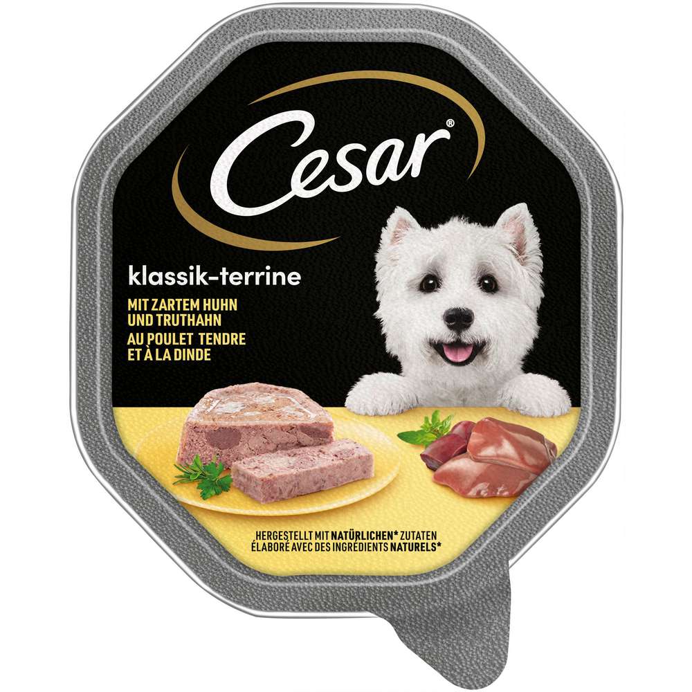 Produktabbildung Cesar Hunde-Nassfutter, Huhn/Truthahn