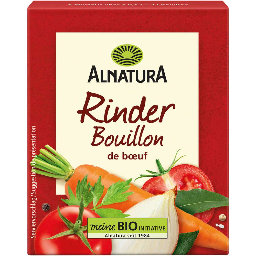 Produktabbildung Alnatura Bio Brühwürfel, Rinderbrühe