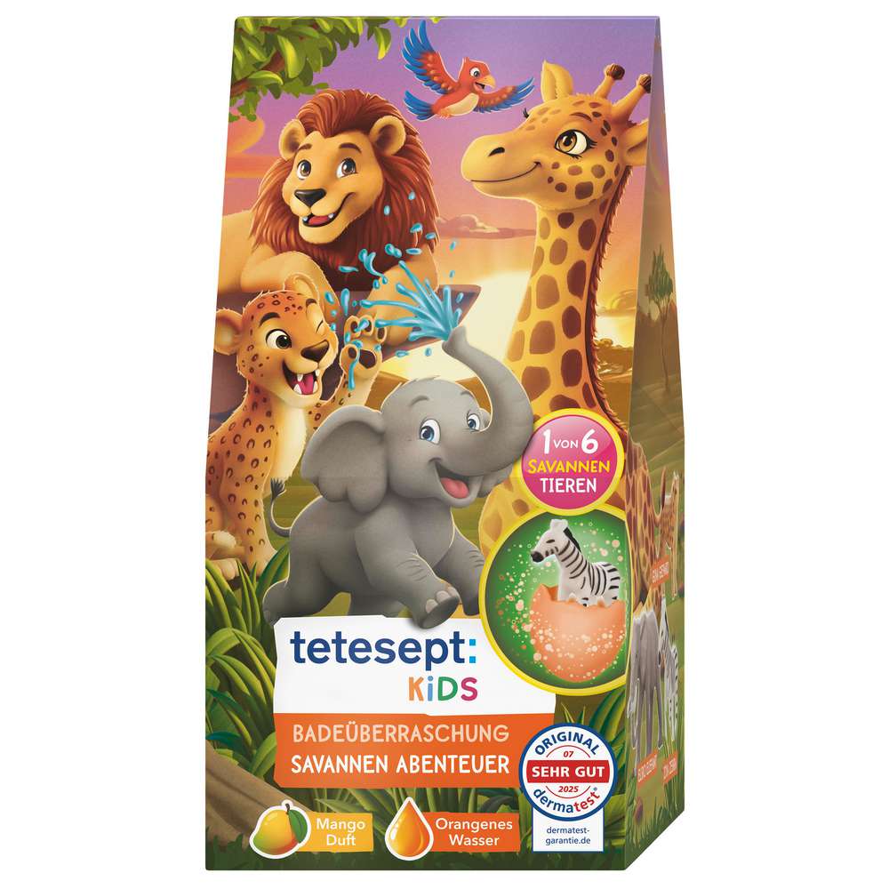 Produktabbildung tetesept Kinder-Badespaß, Savannen Abenteuer