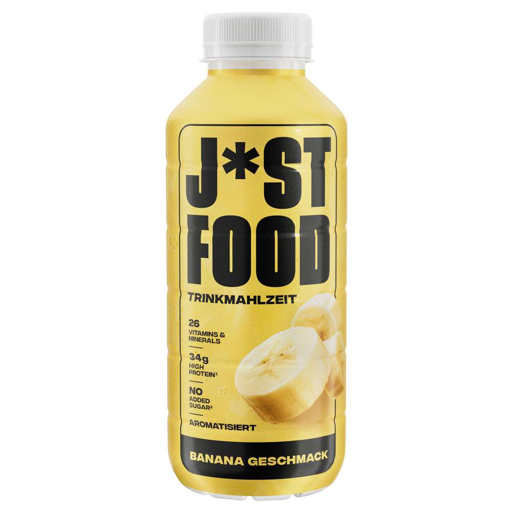 Produktabbildung Just Food Trinkmahlzeit, Banane