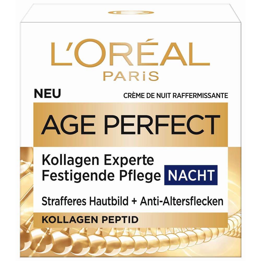 Produktabbildung L'Oreal Paris Nachtcreme Age Perfect, Pro-Kollagen Experte