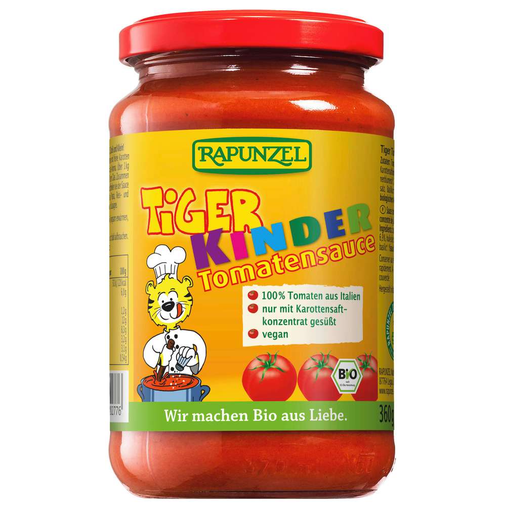 Produktabbildung Rapunzel Tiger Kinder-Tomatensauce