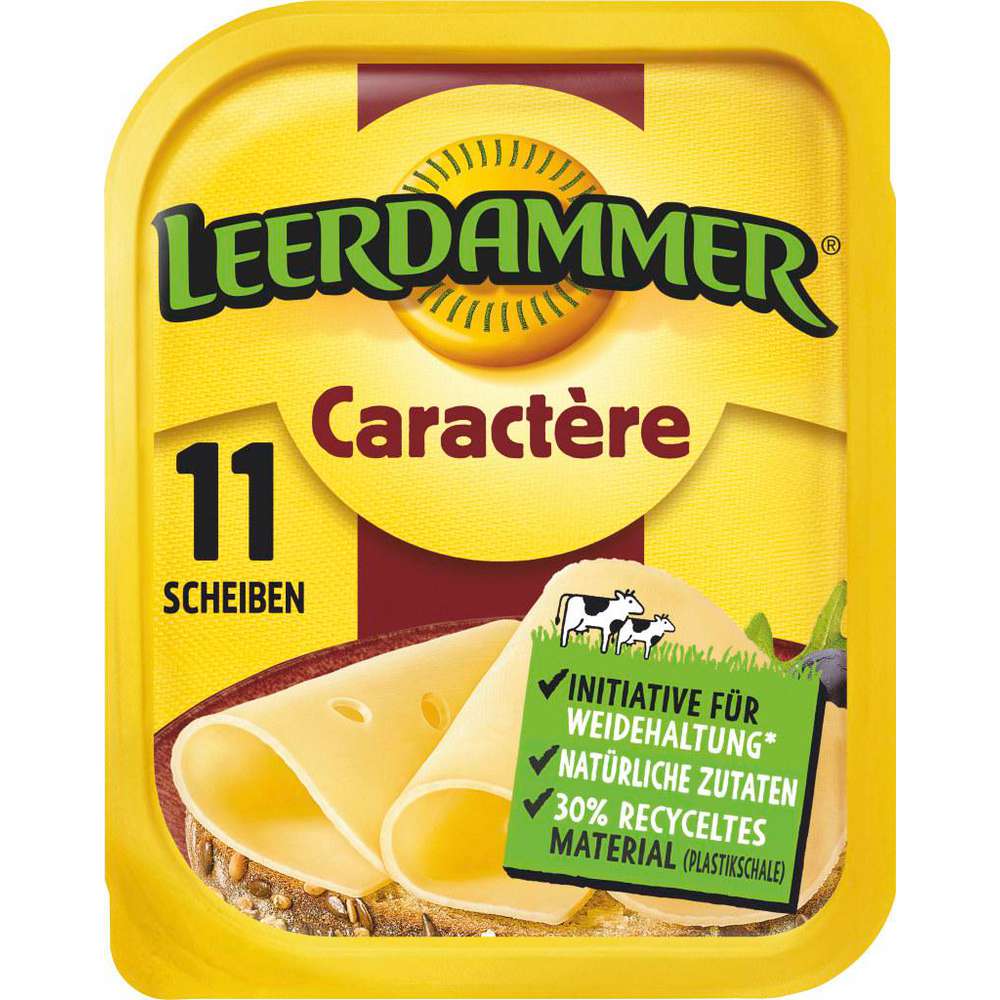Produktabbildung Leerdammer Caractère, Scheiben  Aufschnitt
