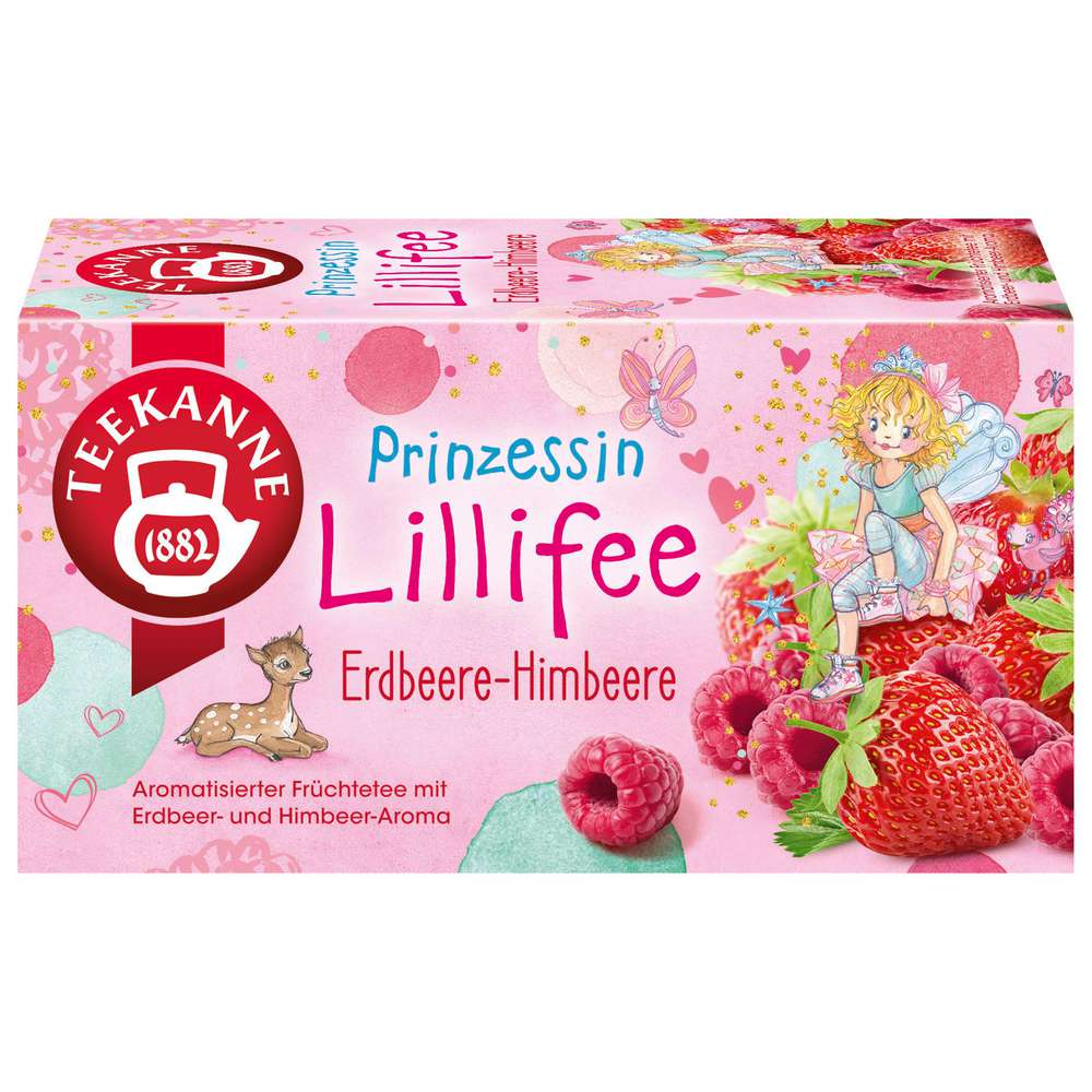 Produktabbildung Teekanne Früchtetee Prinzessin Lillifee Erdbeere-Himbeere
