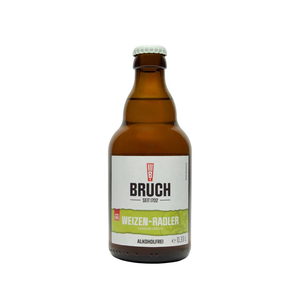 Produktabbildung Bruch Weizenbier Radler, alkoholfrei