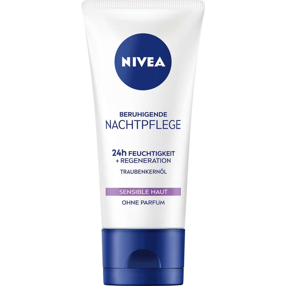 Produktabbildung Nivea Beruhigende Nachtpflege sensitive, Sensible Haut