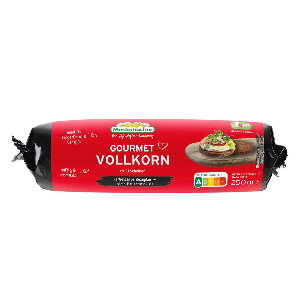 Produktabbildung Mestemacher Gourmet Vollkornbrot Classic Rolle