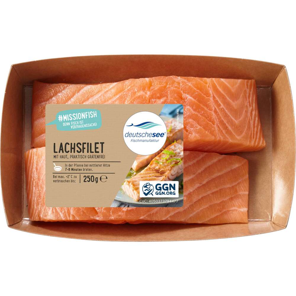 Produktabbildung Deutsche See Lachfilet