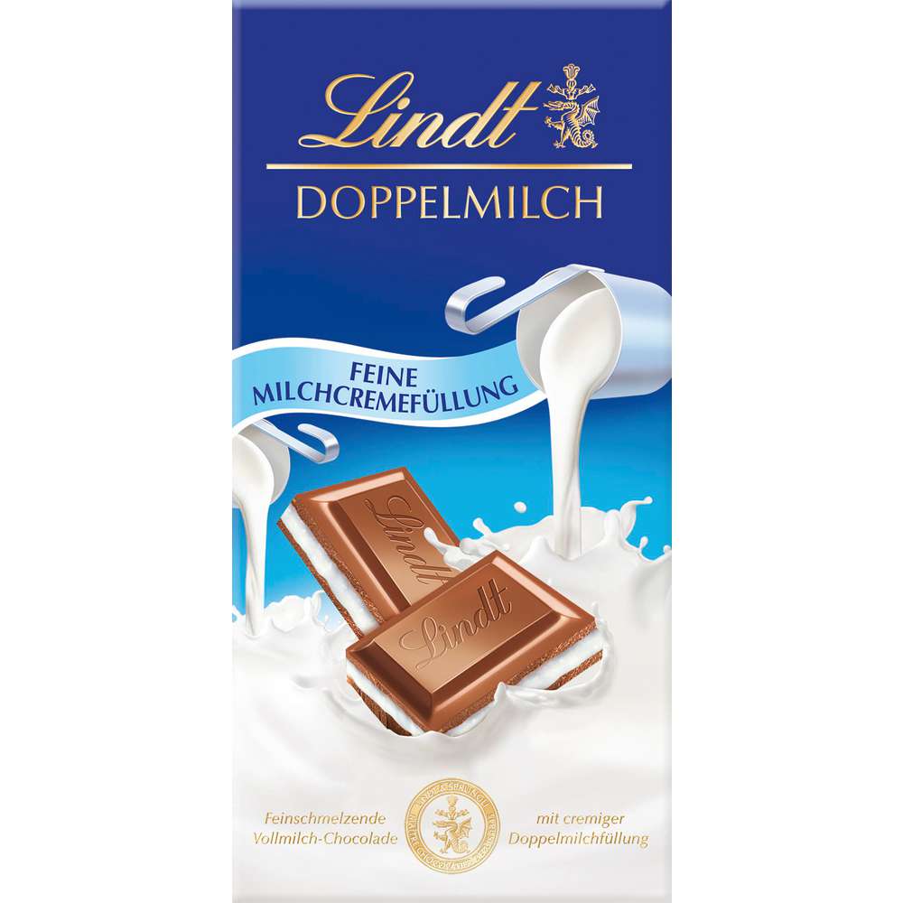 Produktabbildung Lindt Tafelschokolade Doppelmilch 