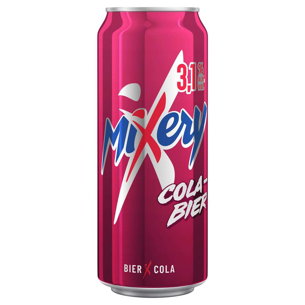 Produktabbildung Mixery Biermischgetränk, Bier + Cola + X 3,1%