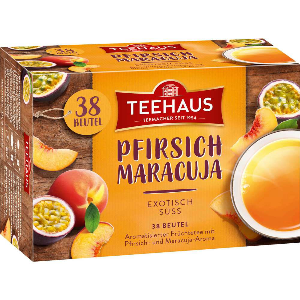 Produktabbildung Teehaus Tee Pfirsich-Maracuja
