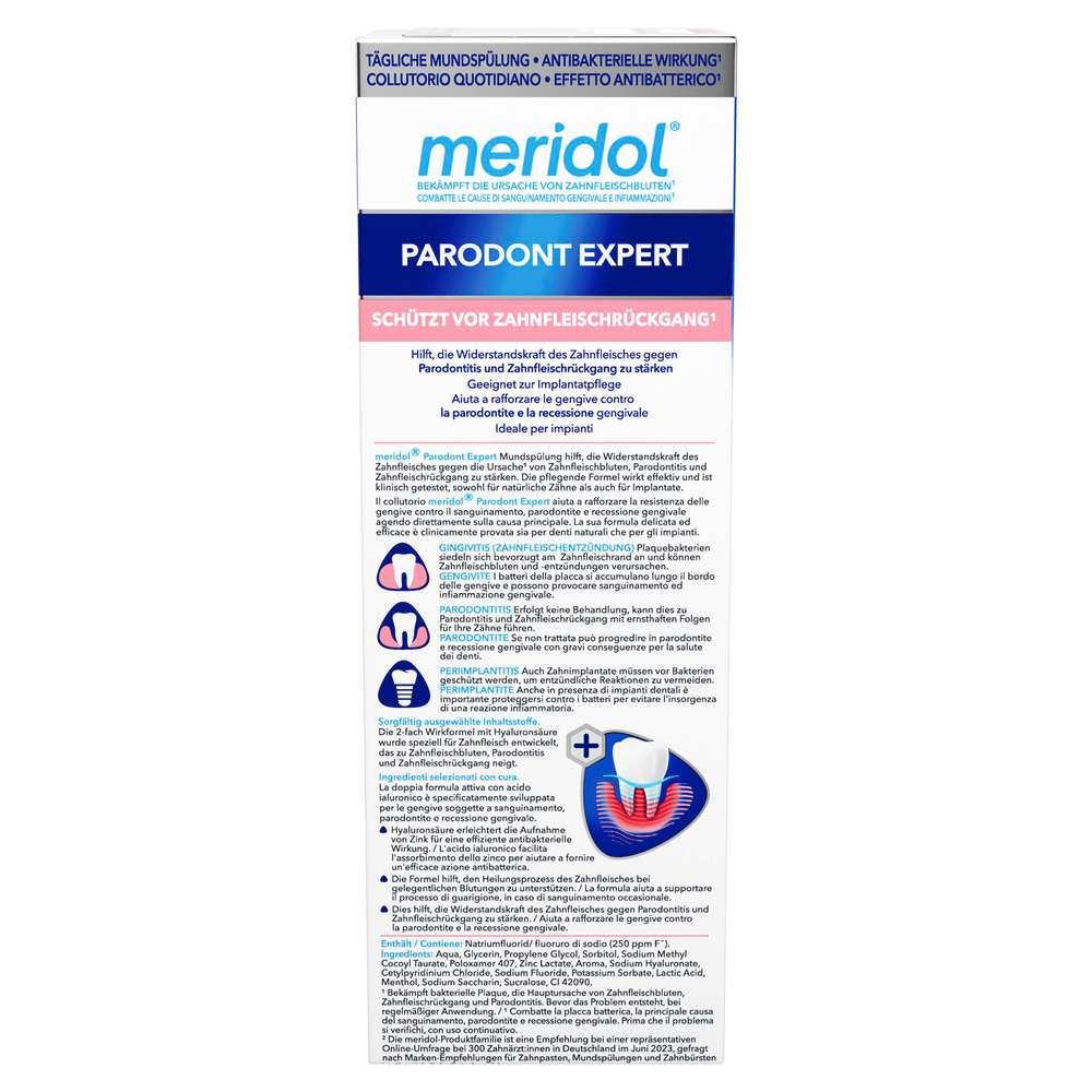 Produktabbildung meridol Mundspülung Parodont Expert