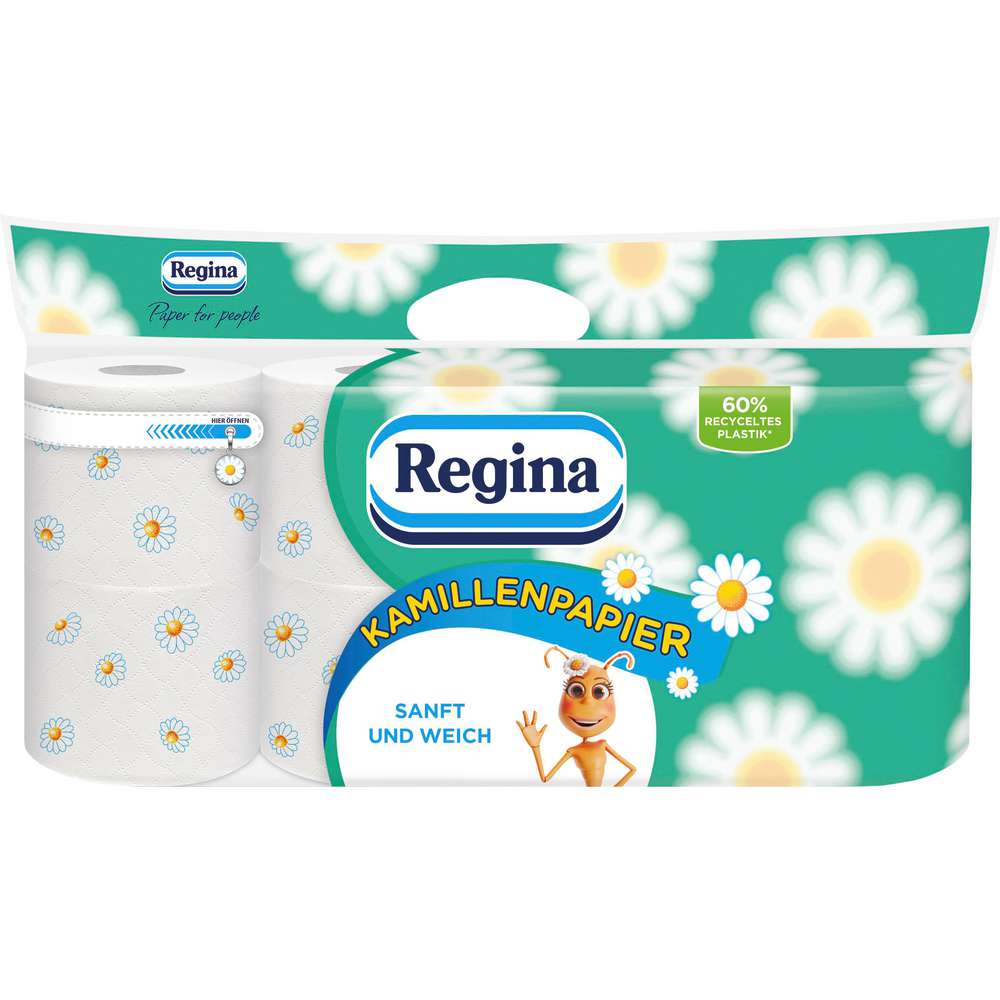 Produktabbildung Regina Toilettenpapier Kamillle, 3-lagig