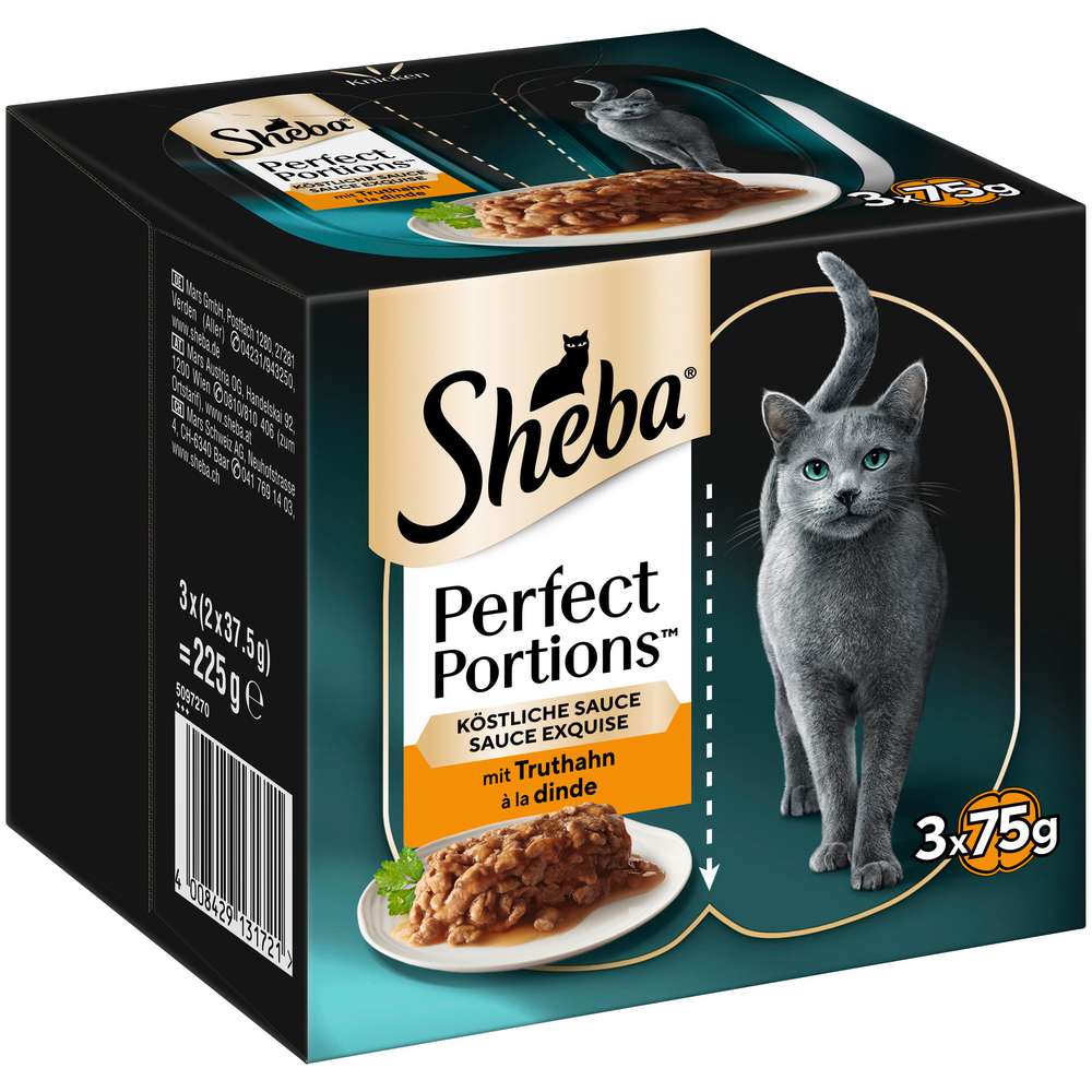 Produktabbildung Sheba Katzen-Nassfutter Perfect Portions , Truthahn