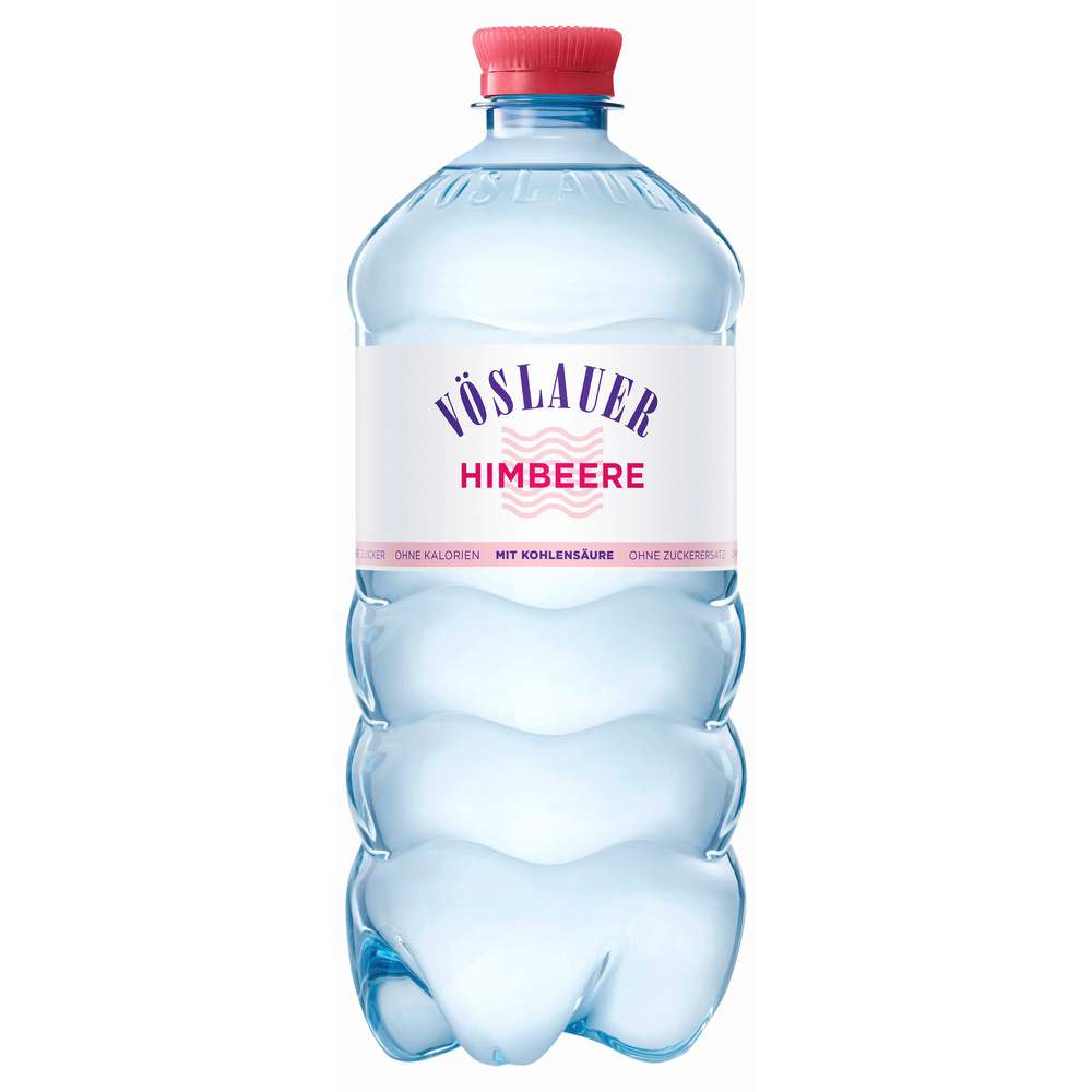 Produktabbildung Vöslauer Mineralwasser mit Himbeere, prickelnd