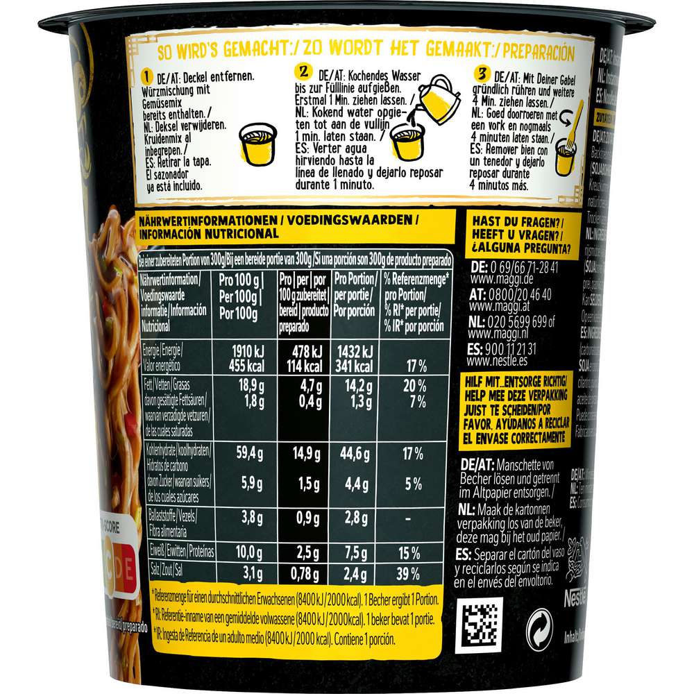 Produktabbildung Maggi Magic Asia Saucy Noodles, Asia Classic