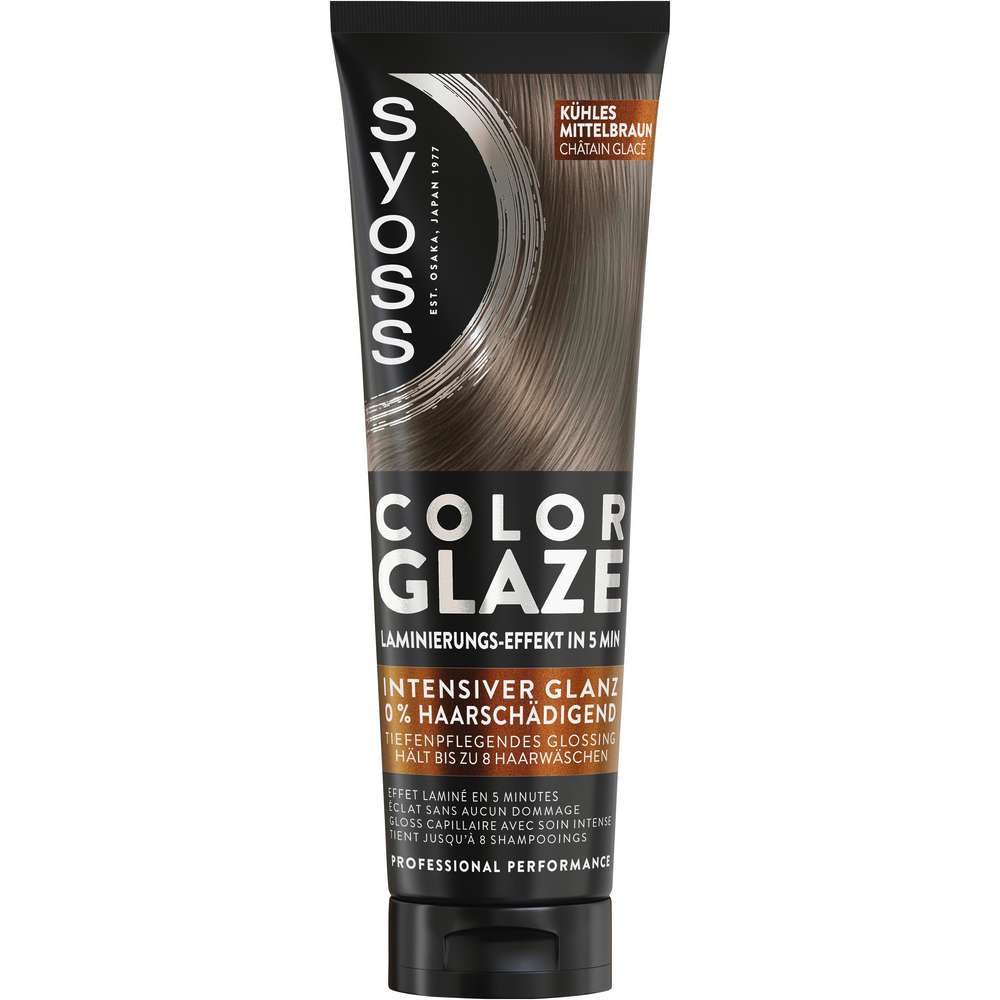 Produktabbildung Syoss Haarglossing Glaze, Kühles Mittelbraun