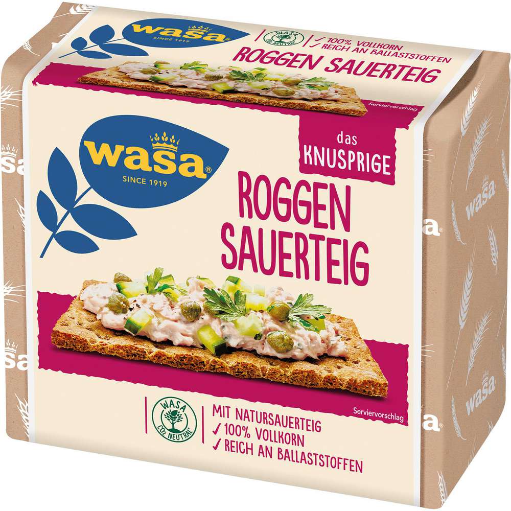 Produktabbildung Wasa Knäckebrot Roggen Traditionell