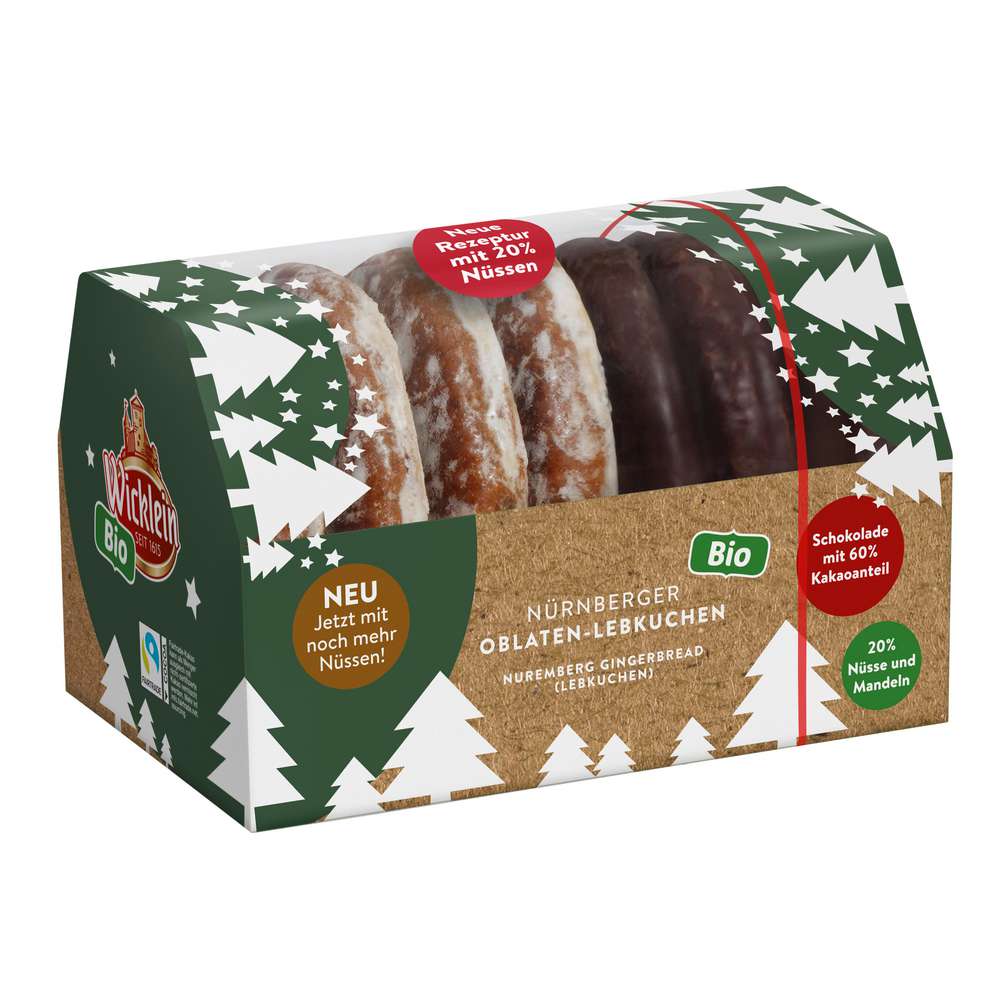 Produktabbildung Wicklein Bio Oblaten-Lebkuchen vegan