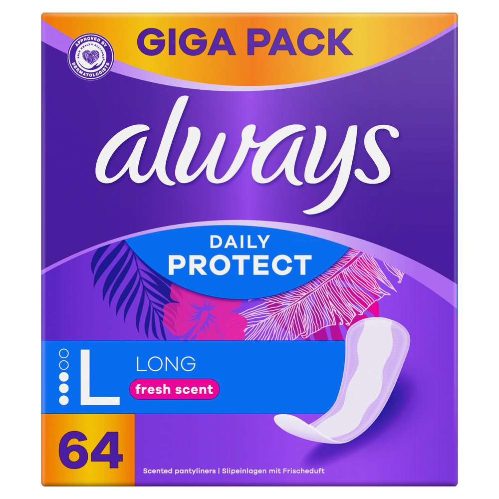 Produktabbildung Always Daily Protect Slipeinlagen Long