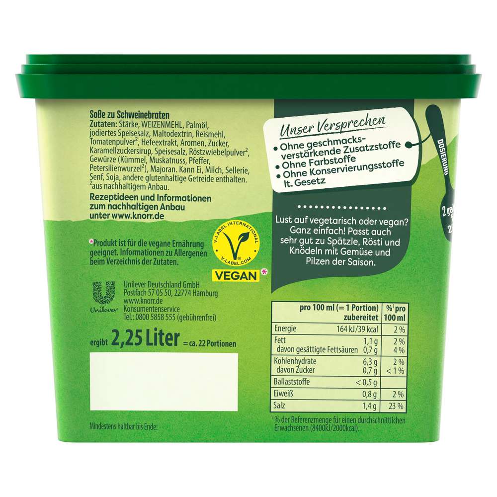 Produktabbildung Knorr Soße zu Schweinebraten