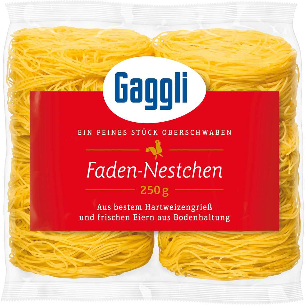 Produktabbildung Gaggli Faden-Nudelnester