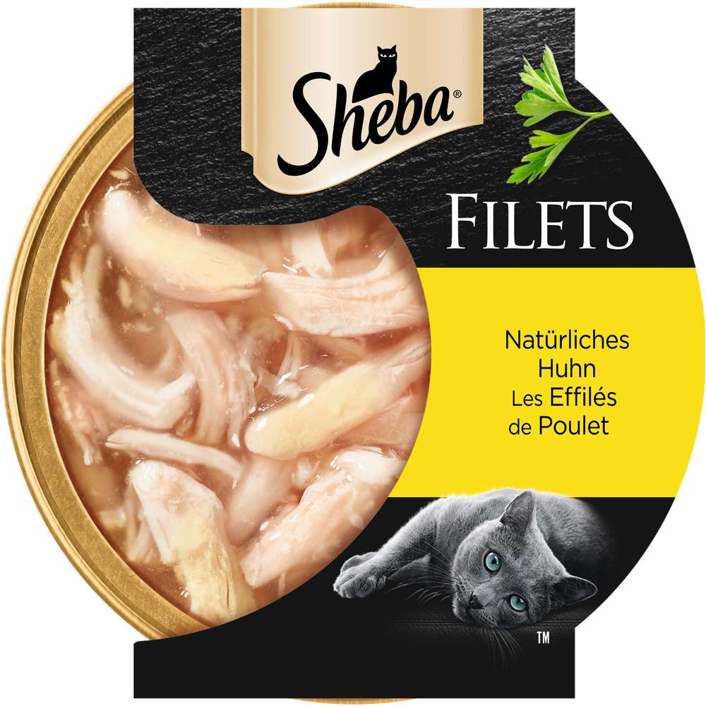Produktabbildung Sheba Katzen-Nassfutter, Filets Huhn