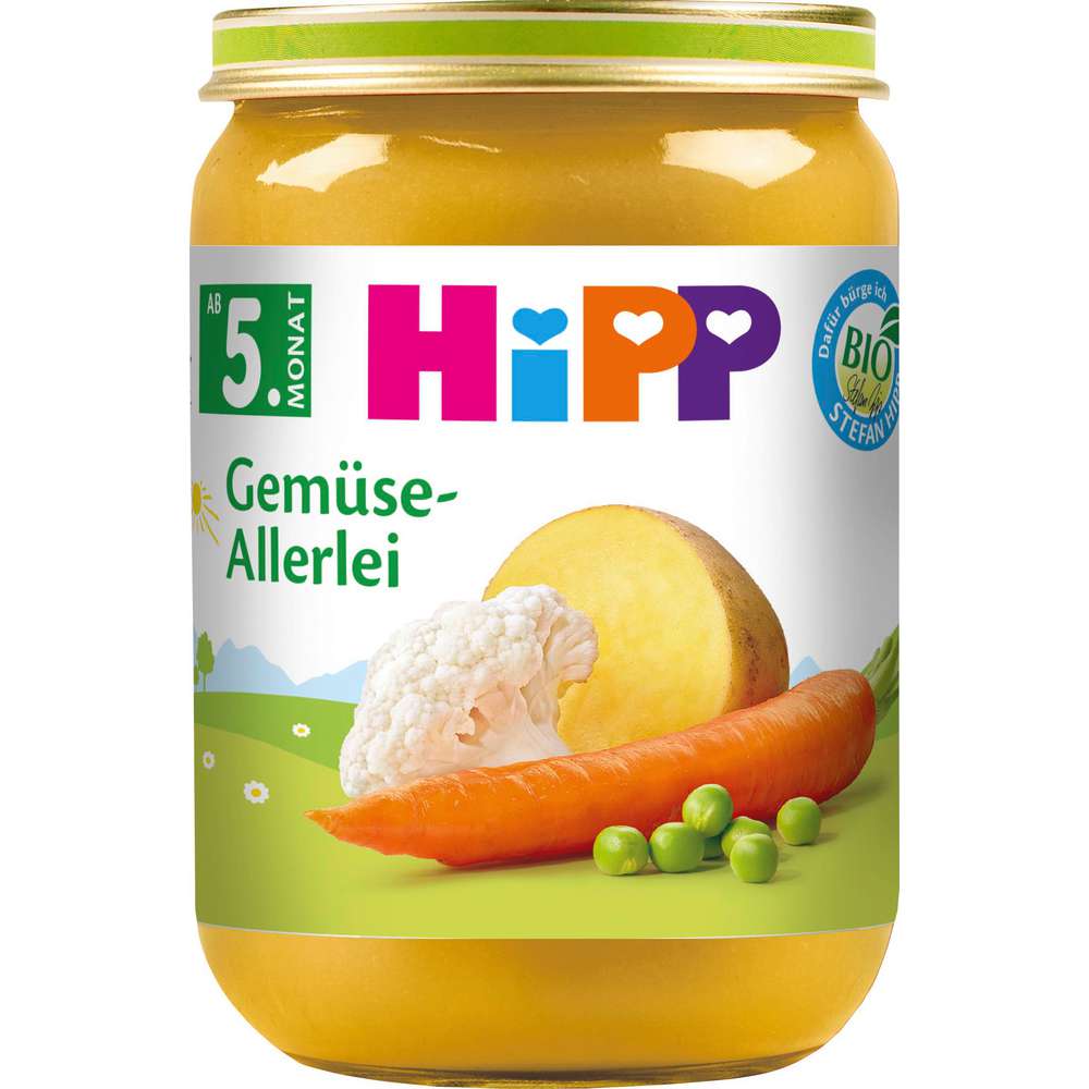 Produktabbildung Hipp Babynahrung Gemüse, Gemüse/Allerlei
