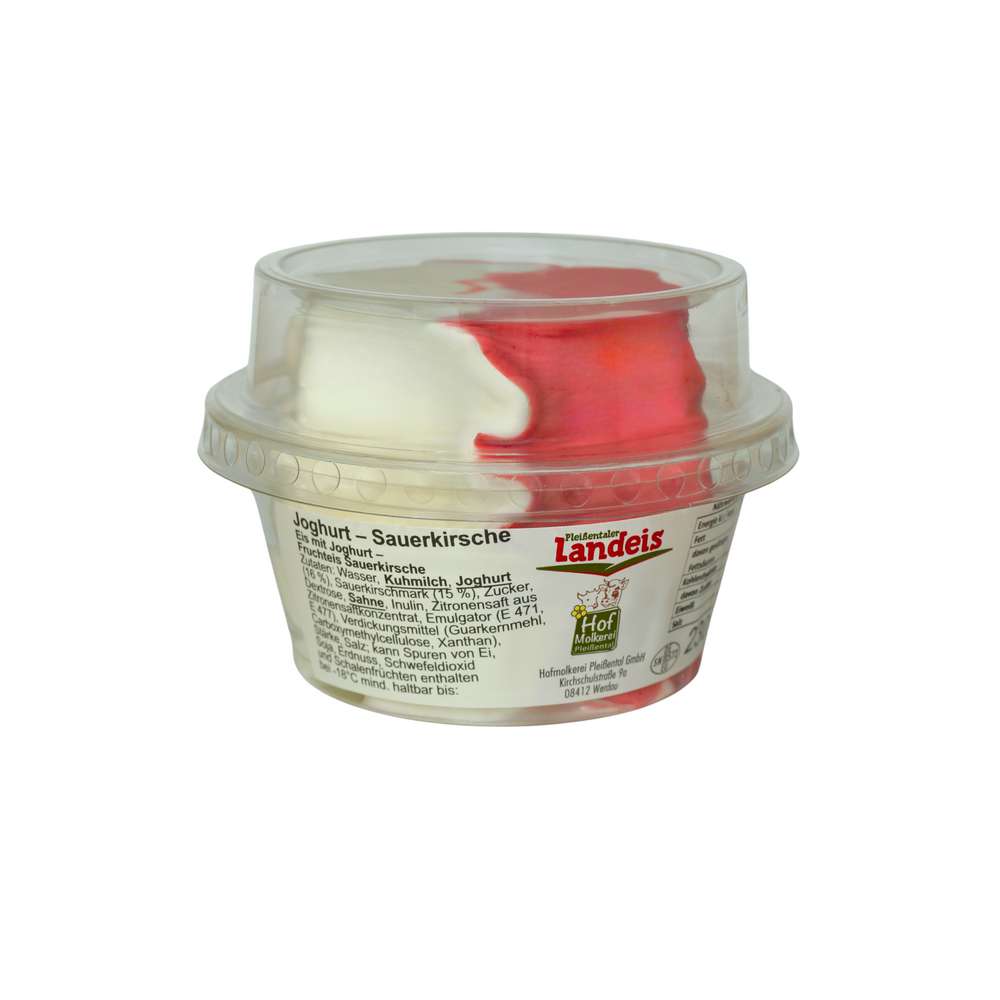Produktabbildung Pleißentaler Landeis Eis, Joghurt-Sauerkirsche