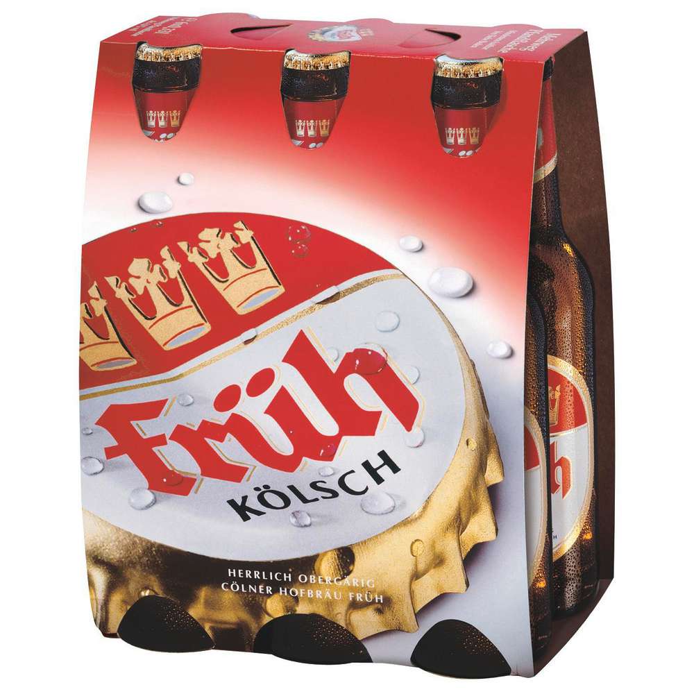 Produktabbildung Früh Kölsch Bier 4,8%, 6 x 0,33l